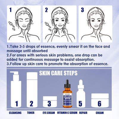 EELHOE Anti - aging Vitamin C Facial Essence, Reduces Spots Acne Fine Lines, Moisturizes Facial Essence - 5 - CJ