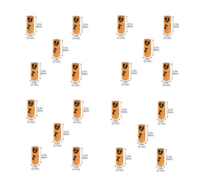 Dog Poop Bag Dog Poop Bag Poop Bag Pet Supplies - 0 - CJ - Orange 20pc - CJGY109792714NM