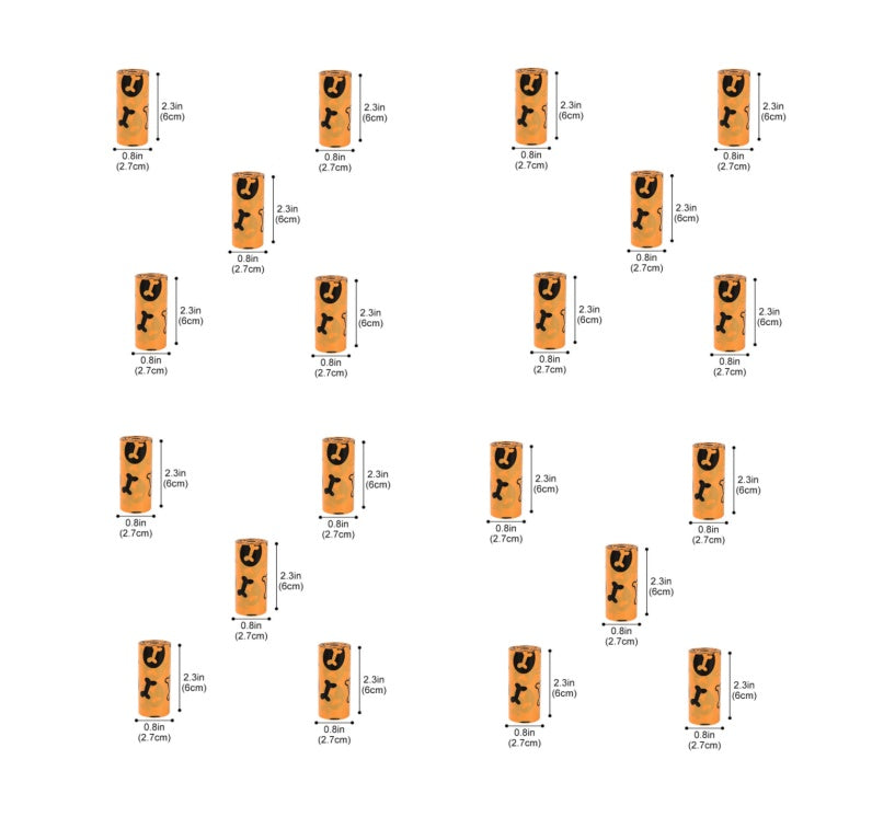 Dog Poop Bag Dog Poop Bag Poop Bag Pet Supplies - 0 - CJ - Orange 20pc - CJGY109792714NM