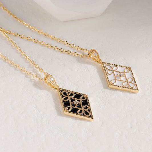 Luxury Retro Geometric Necklace - 4 - CJ