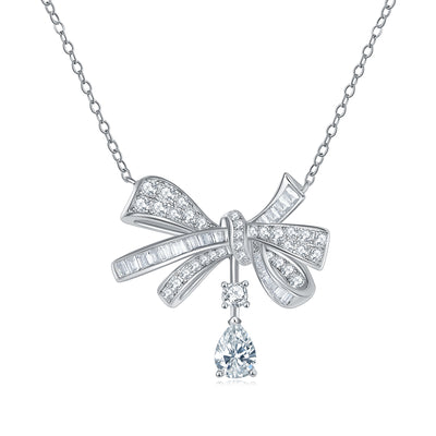 1Butterfly - A Fashionable And Luxurious Diamond Jewelry Pendant Set With Moissanite S925 Sterling Silver And Platinum Plating Prohibit TikTok sales - 5 - cjdropshipping