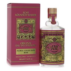 4711 Floral Collection Rose 3.4 oz Eau De Cologne Spray (Unisex) by 4711