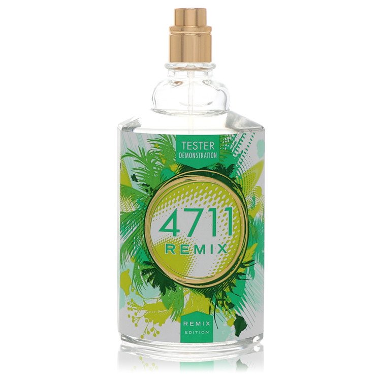 4711 Remix Green Oasis by 4711 Eau De Cologne Spray (Unisex Tester) 3.4 oz