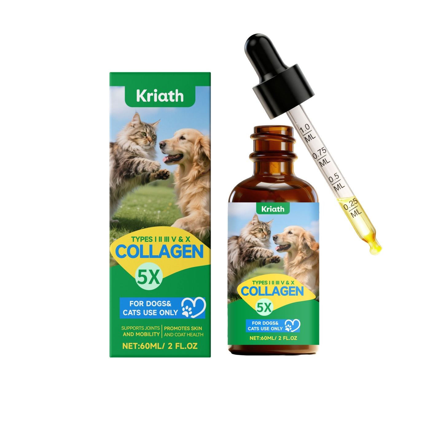 Collagen Drops For Dogs And Cats - 0 - CJ