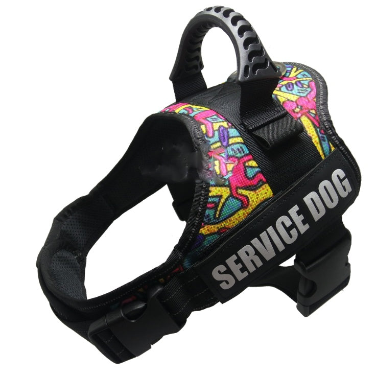 Explosion - proof Chest Harness Pet Leash - 7 - CJ - Multicolor - L - CJJJCWGX00178 - Multicolor - L