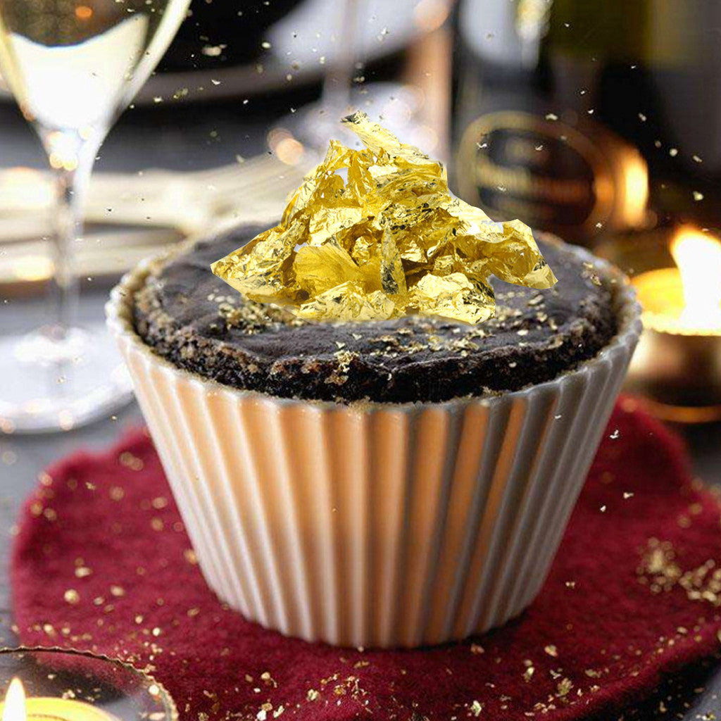 EELHOE Gold Foil Paper Pastry Decorations - Multi - purpose Decorations For Pastry And Facial Mask Care - 5 - CJ