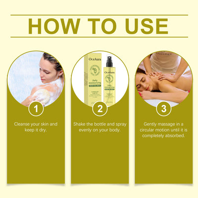 OceAura Vitamin E Moisturizing Body Oil, Daily Moisturizing Care For Body Skin Moisturizing Body Care Oil - 5 - CJ