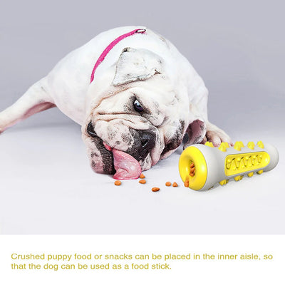 Dog Squeaky Toys For Aggressive Chewers, Tough Toothbrush Dog Chew Toy, Nearly Indestructible Rubber Toys For Pet Training, Teeth Cleaning, Playing And Chewing For Medium & Large Breeds - 5 - CJ