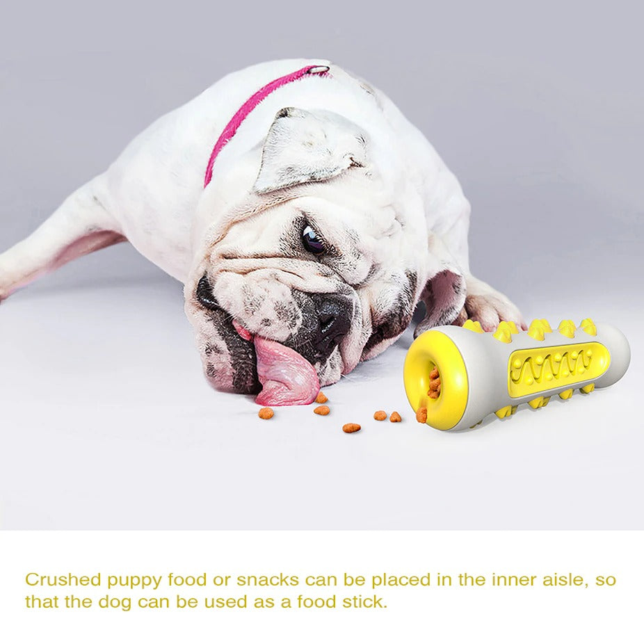 Dog Squeaky Toys For Aggressive Chewers, Tough Toothbrush Dog Chew Toy, Nearly Indestructible Rubber Toys For Pet Training, Teeth Cleaning, Playing And Chewing For Medium & Large Breeds - 5 - CJ