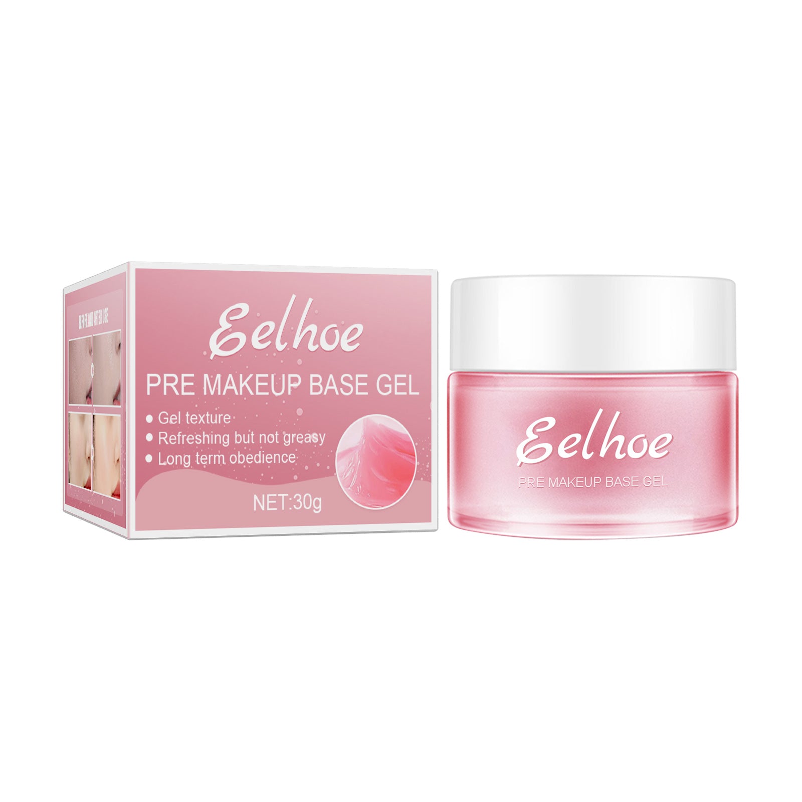 EELHOE Base Gel For Makeup, Pre - makeup Moisturizing And Firming Skin Isolation Base Concealer Cream - 5 - CJ