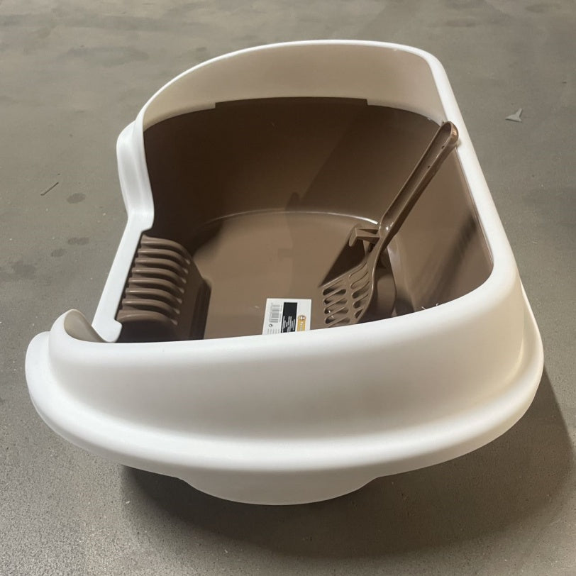 Semi - enclosed Cat Litter Box - 5 - CJ