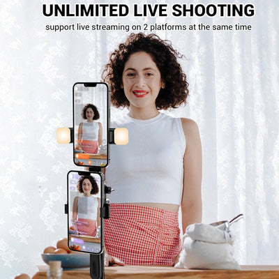 360 Rotating Pan Tilt Selfie Stick Tripod - 5 - CJ