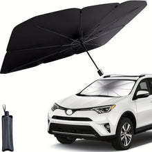 Foldable Car Windshield Sunshade Umbrella, Keep Vehicle Cool, Block UV Rays Protect Car Interior, Easy To Store And Use Heat Reduction, UV Protection, Easy Install - Universal Fit, Durable Material - 5 - CJ