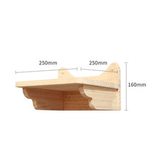 Pet Cat Climbing Frame Wall Type Solid Wood Wall Hanging Platform Ladder Pets Accessories - 0 - CJ - Small jumping platform - CJJT148790301AZ