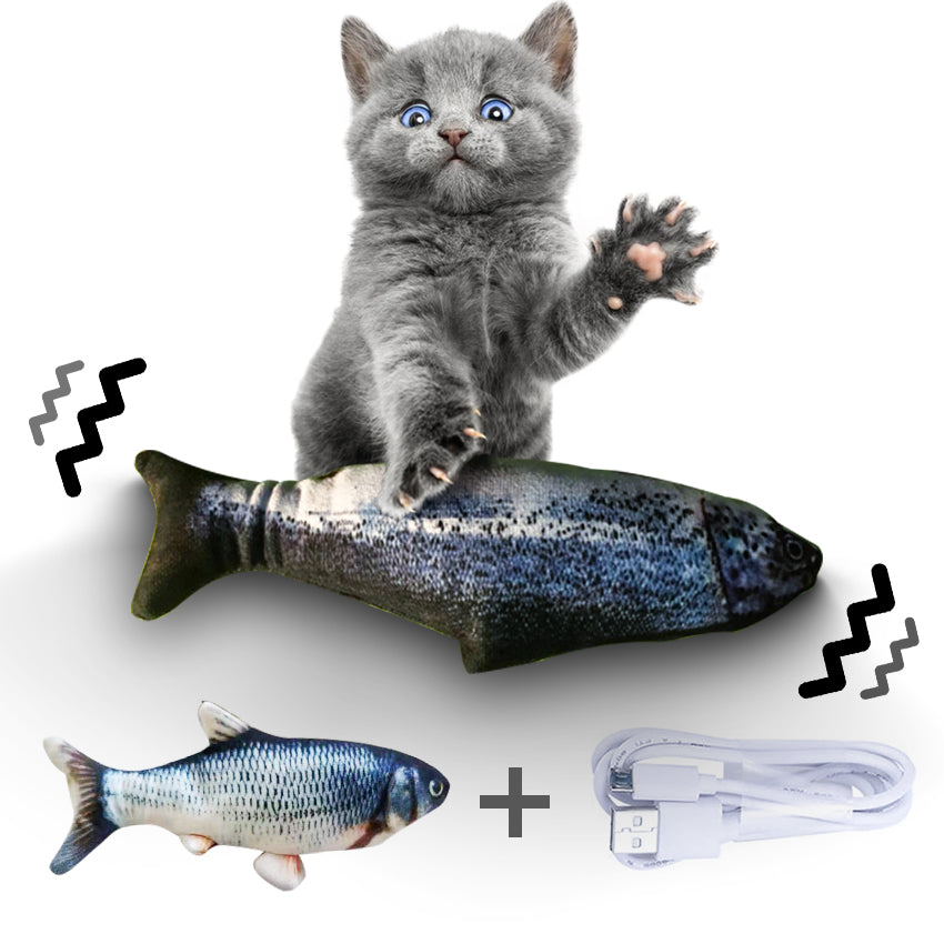 Without Cat Nip Version - Electric Jumping Fish Simulation Electric Fish Toy - 0 - CJ