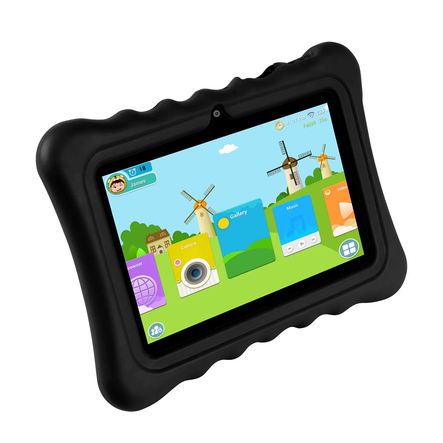 Shock - resistant Silicone Snap - on Case With Stand For 7' Tablets - 5 - CJ