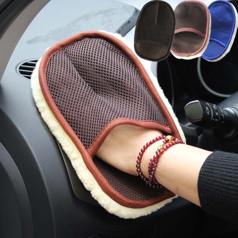 Car type soft hair car wash cleaning gloves car motorcycle car wash car care cleaning tools - 0 - CJ