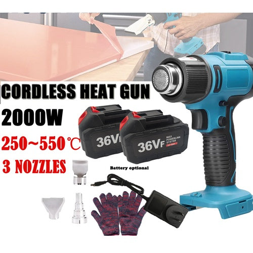 Lithium Ion Hot Air Gun Dual Battery - 5 - CJ