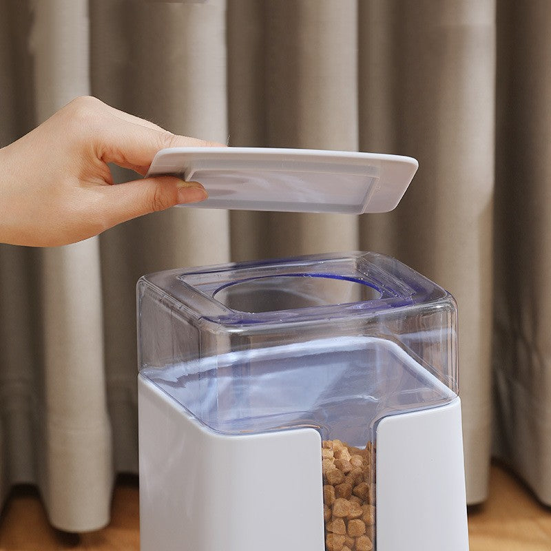 Pet Double Bowl Automatic Feeder Waterer - 0 - CJ