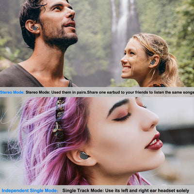 TWS Wireless 5.0 Earbuds IPX4 Touch In - Ear Stereo Earphone Noise Canceling Earpieces 32.8 Ft Transmission Range With Mic 500mAh Magnetic Charging Dock - 5 - CJ