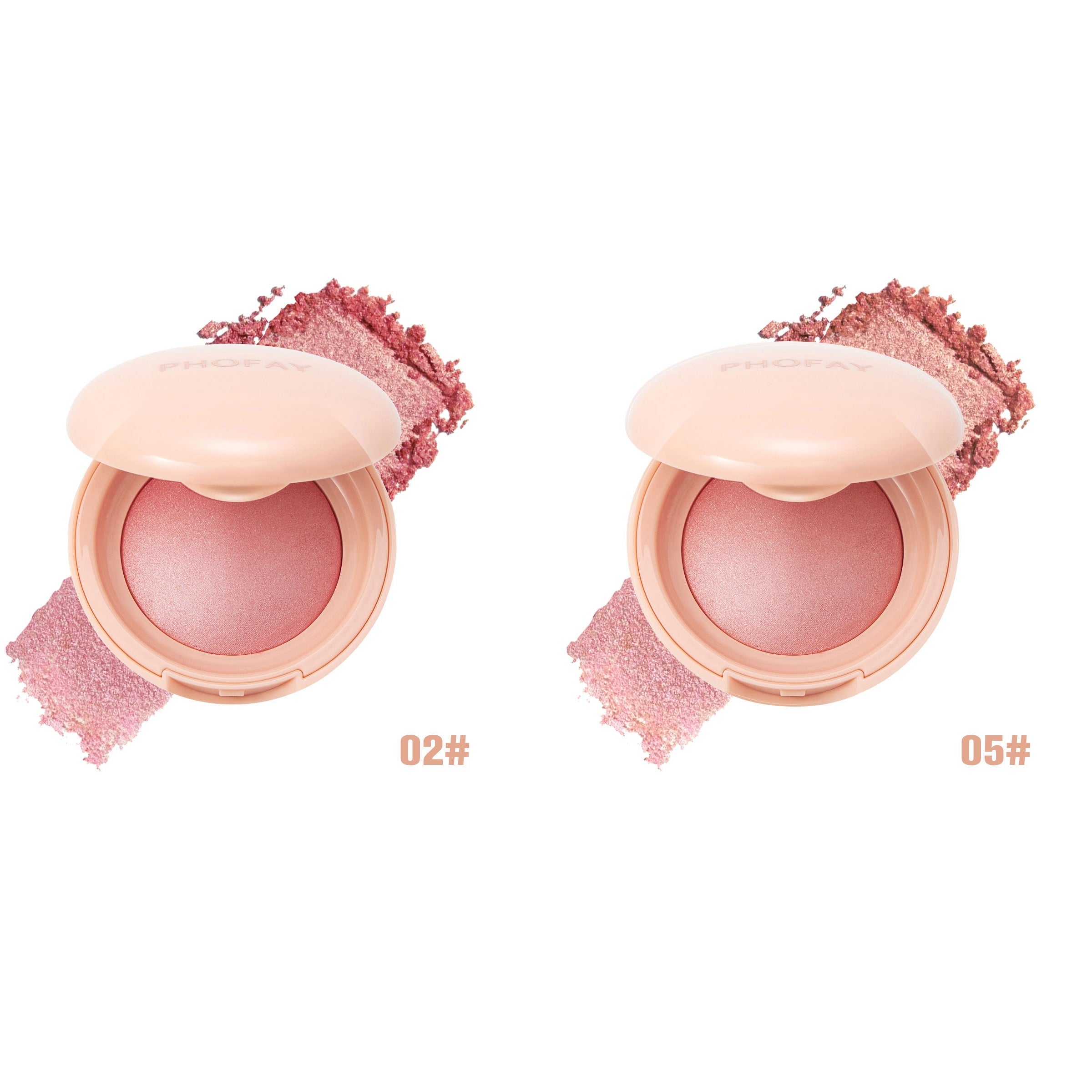 PHOFAY Luminous Powder Blush - 4 - CJ - Set7 - CJCZ203768218RI