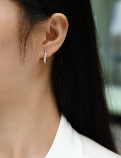 1Touch Tenderness - Fashionable And Luxurious Diamond Jewelry Earrings Set With Moissanite S925 Sterling Silver And Platinum - plated Stud Earrings Prohibit TikTok sales - 5 - cjdropshipping