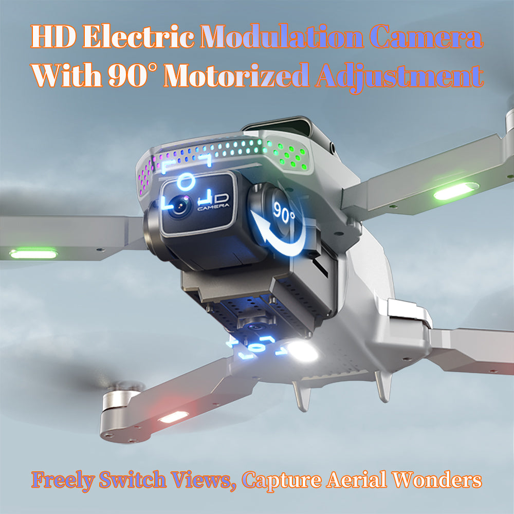 S50 PRO GPS Drone With 2 Batteries, 4.5 - inch Large Screen Remote, Real - Time HD Camera, Obstacle Avoidance, Extended Flight Time - 5 - CJ