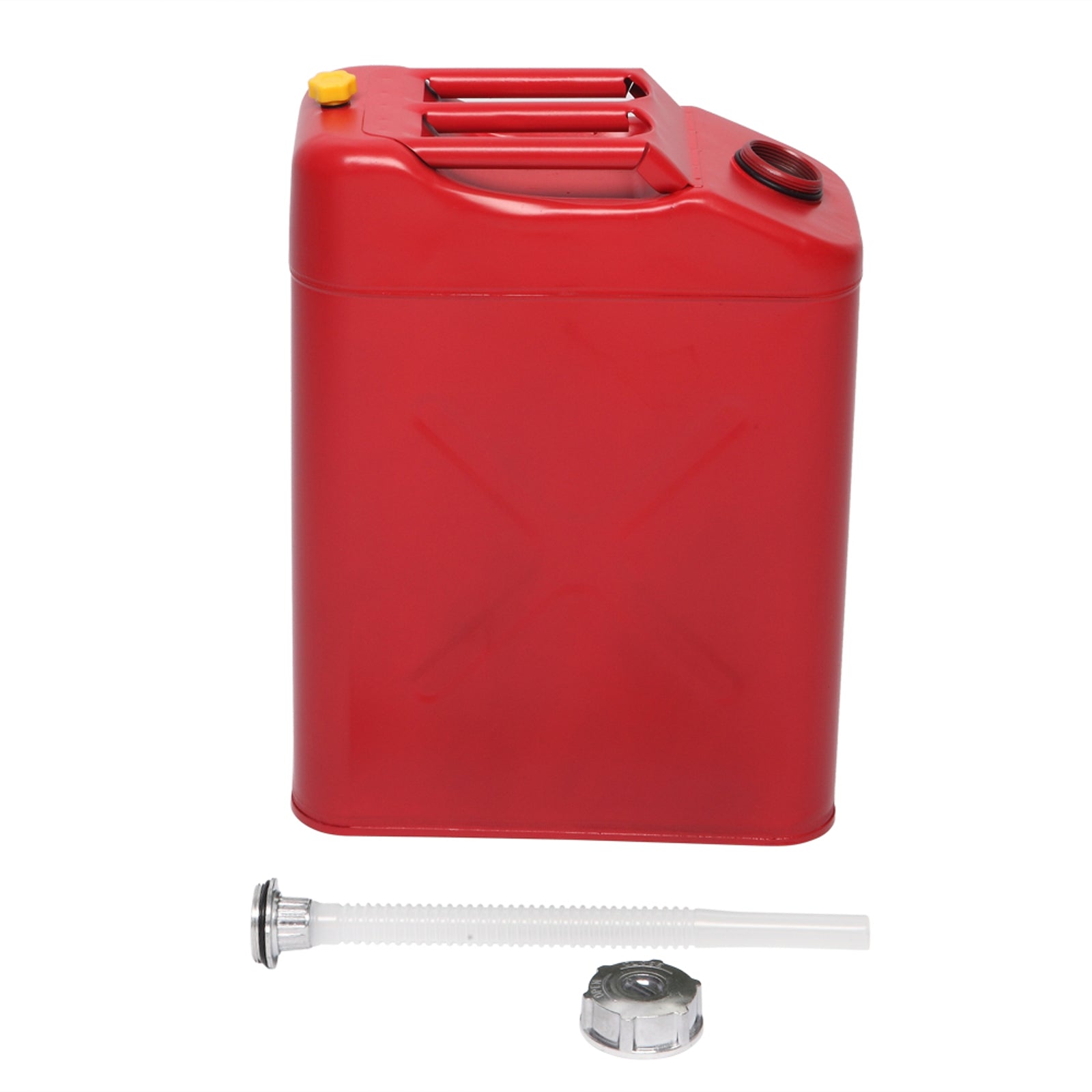20L 0.6mm Oil Drum Red With Plastic Oil Pouring Pipe - 5 - CJ