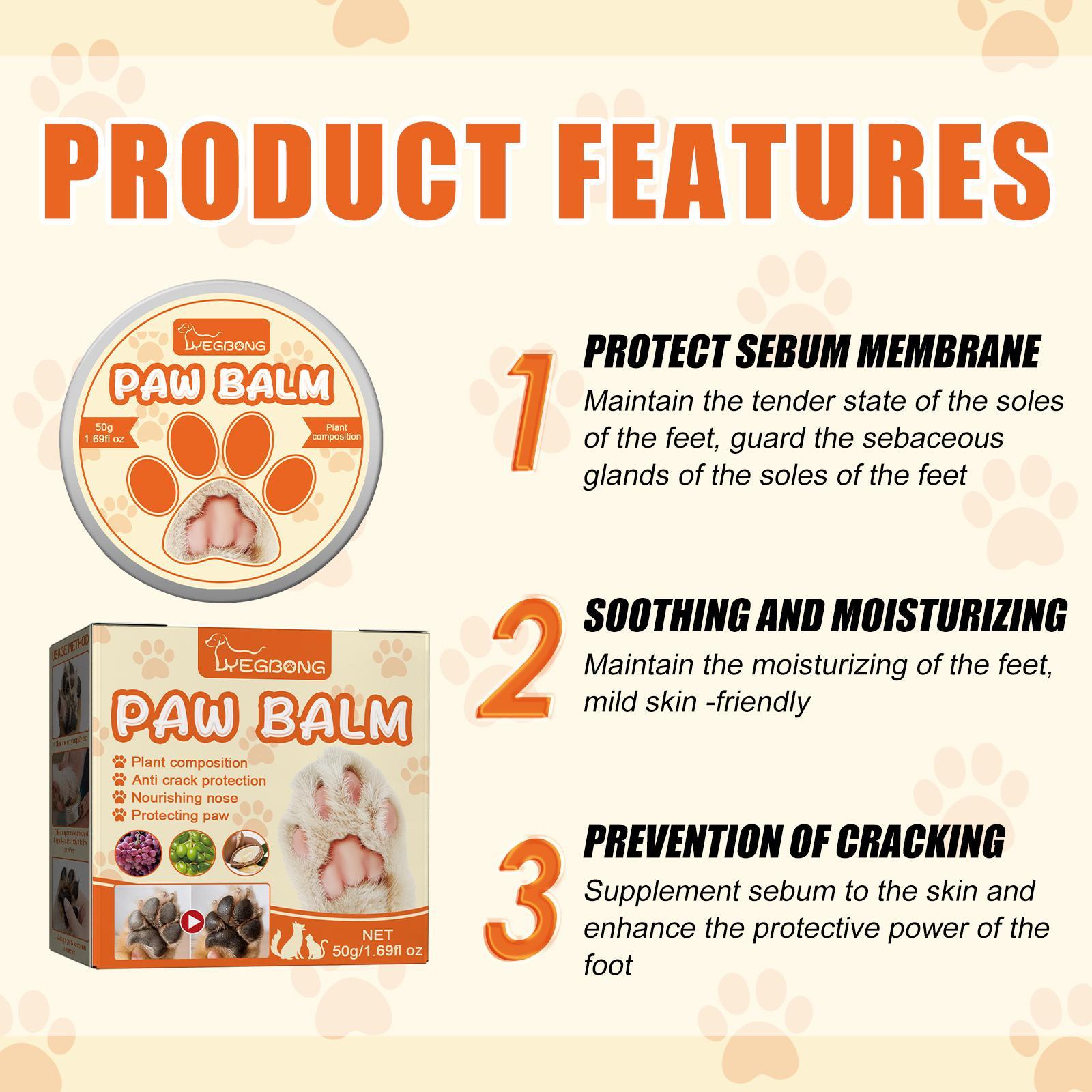 Igbang Pet Moisturizing Paw Cream For Cats And Dogs Universal Moisturizing Paw Pads Dry Crack Care Cream - 5 - CJ