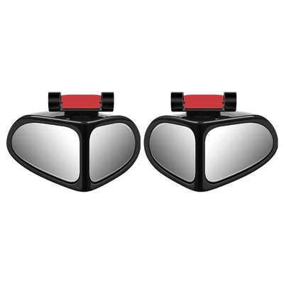 Car Reversing Small Round Mirror Front And Rear Wheel Wide - Angle Mirror Double - Sided Auxiliary Rearview 360 Adjustable Wide Angle Side Rear View Mirror For Car - 5.0 - CJ