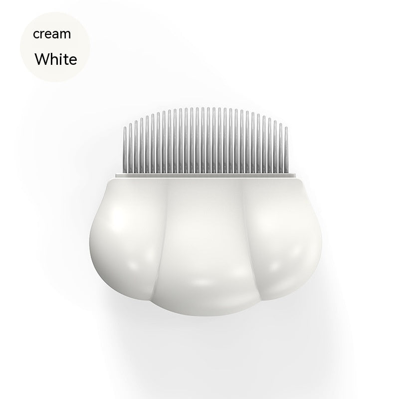 Dog Grooming Comb Comfortable Pet Small Lice Flea Combs Universal Shedding Brush Shell Comb Removes Tangles For Dogs Rabbit Pets Products - 0 - CJ - Cream White - CJYD186726801AZ