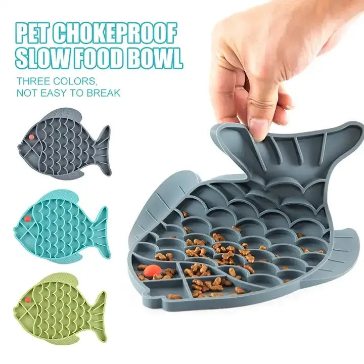 Silicone Lick Mat For Pet Dogs Slow Food Plate Rice Bowl For Small Medium Dog Anti Gulping Choking Feeder Puppy Treat Dispenser - 5 - CJ