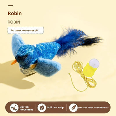 Vocal Simulation Squeaky Bird Cat Toy For Self - amusement - 0 - CJ