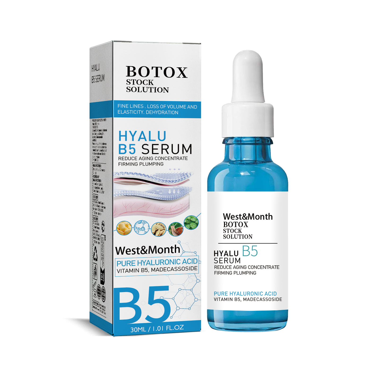 West&Month B5 Facial Essence, Lightening Spot Soft Skin Anti - aging Moisturizing Essence - 5 - CJ