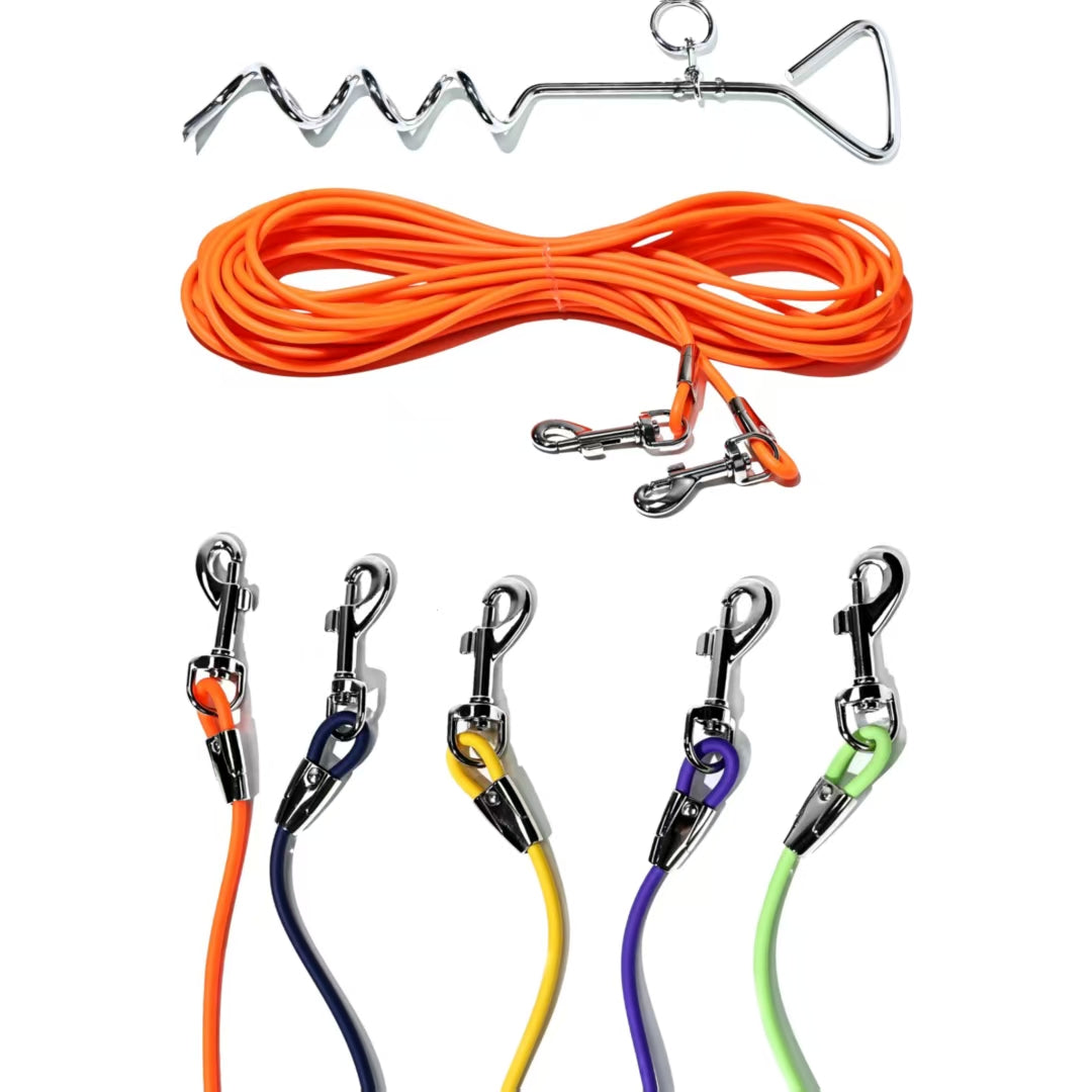 Ground Stake Fixed Dog Leash Allows Your Beloved Dog To Play More Freely - 5 - CJ