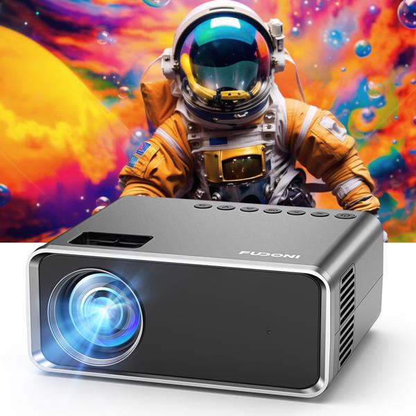 Projector With WiFi & Bluetooth, Upgraded 5G Portable Projector, Support 4K, Native 1080P, 12000 Lumens, Outdoor LED Movie Projector,Selling On The Amazon Temu Platform Is Prohibited - 5 - CJ
