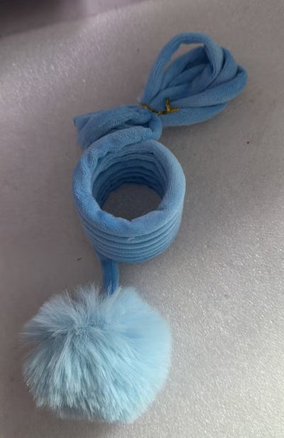 Cat Toy Self - Hi Sucker Spring Rabbit Hair Ball Interactive Play Pet Supplies Interactive Toys - 0 - CJ - Blue - Spring rabbit fur ball - CJMY153256503CX