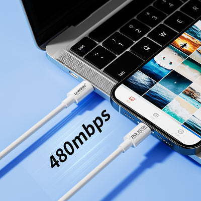 L706 USB - C To USB - C Cable PD 60W 1M White USB 3.0 UWINN - 5 - CJ