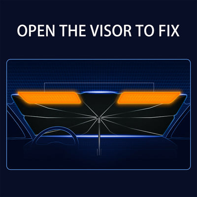 Car Window Sunshade Sun Shade Visor Windshield Cover Auto Car SunShade Foldable UV Umbrella - 5 - cjdropshipping