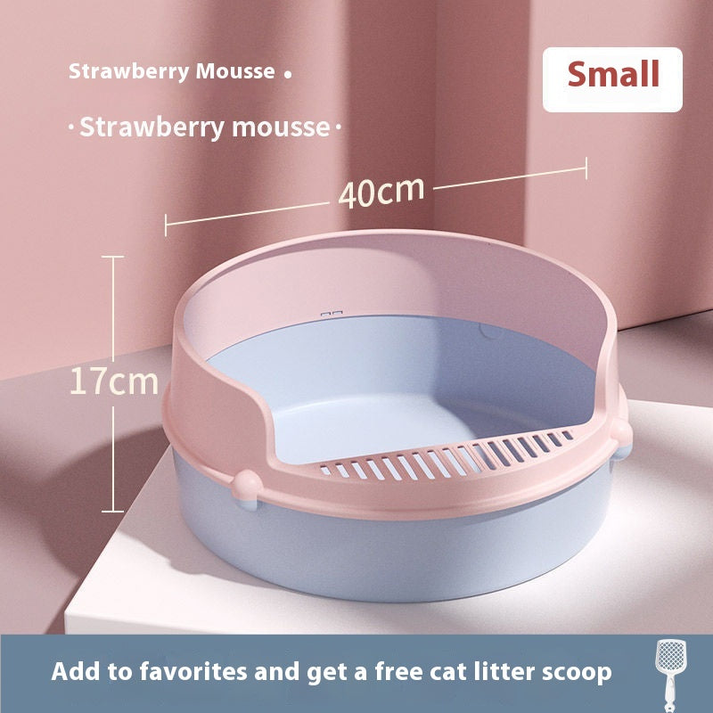 Anti - splash Semi Closed Litter Box - 0 - CJ