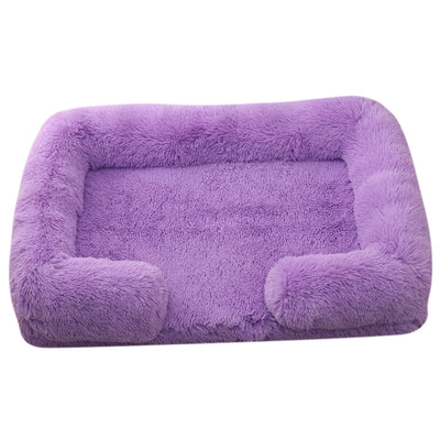 Plush Round Pet Bed Dog Bed Winter - 0 - CJ