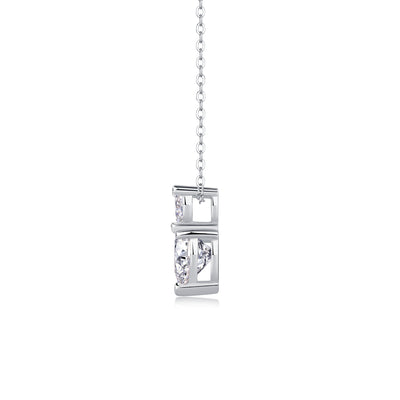 1The Beloved Of The Heart - A Fashionable And Luxurious Diamond Jewelry Pendant Set With Moissanite S925 Sterling Silver And Platinum Plating Prohibit TikTok sales - 5 - CJ