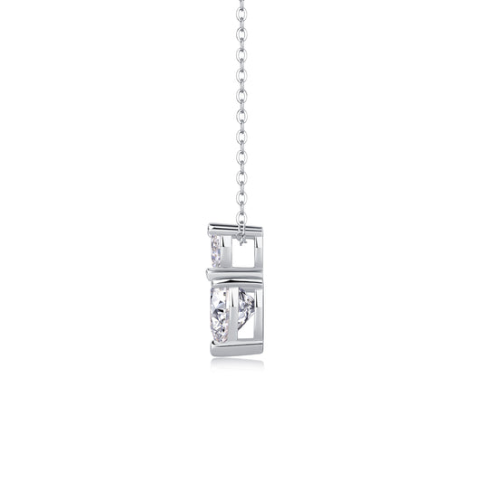 1The Beloved Of The Heart - A Fashionable And Luxurious Diamond Jewelry Pendant Set With Moissanite S925 Sterling Silver And Platinum Plating Prohibit TikTok sales - 5 - CJ