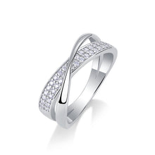 1Wrap Around The Diamond Ring Luxury Fashion Set Moissanite Silver Ring Prohibit TikTok sales - 5 - CJ