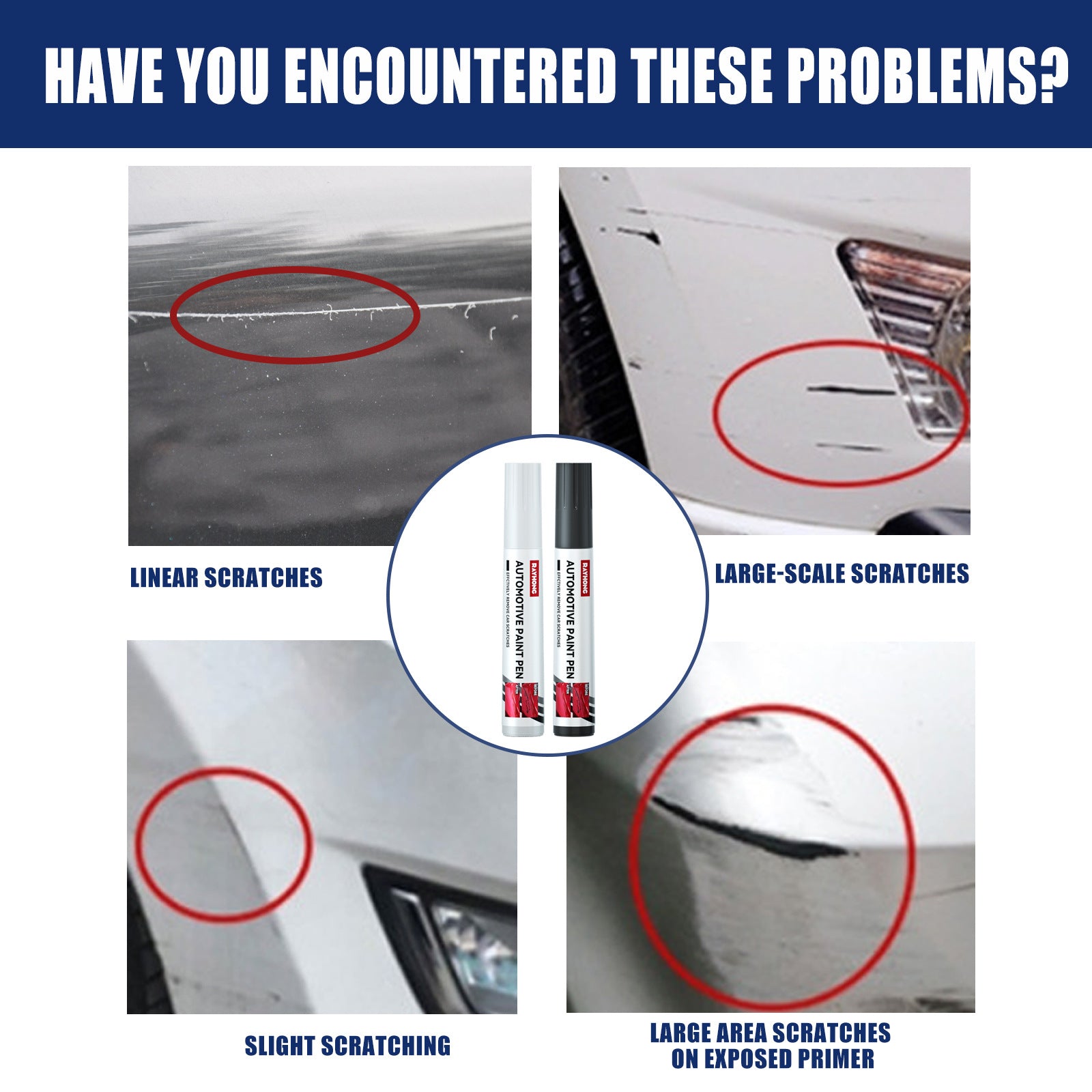 Rayhong Car Touch - Up Paint Pen Scratch Repair Paint Damage Repair Pen - 5 - CJ