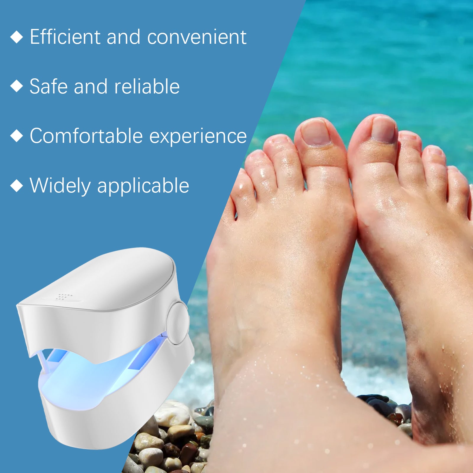 EOHOE Nail Repair Device Gentle Repair Of Nail Edge Rotten Nails, Nail Care, Cleaning And Polishing Nail Surface Care Device - 5 - CJ