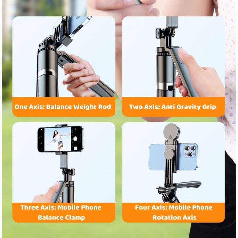 Selfie Stick With Grip Handle - 5 - CJ