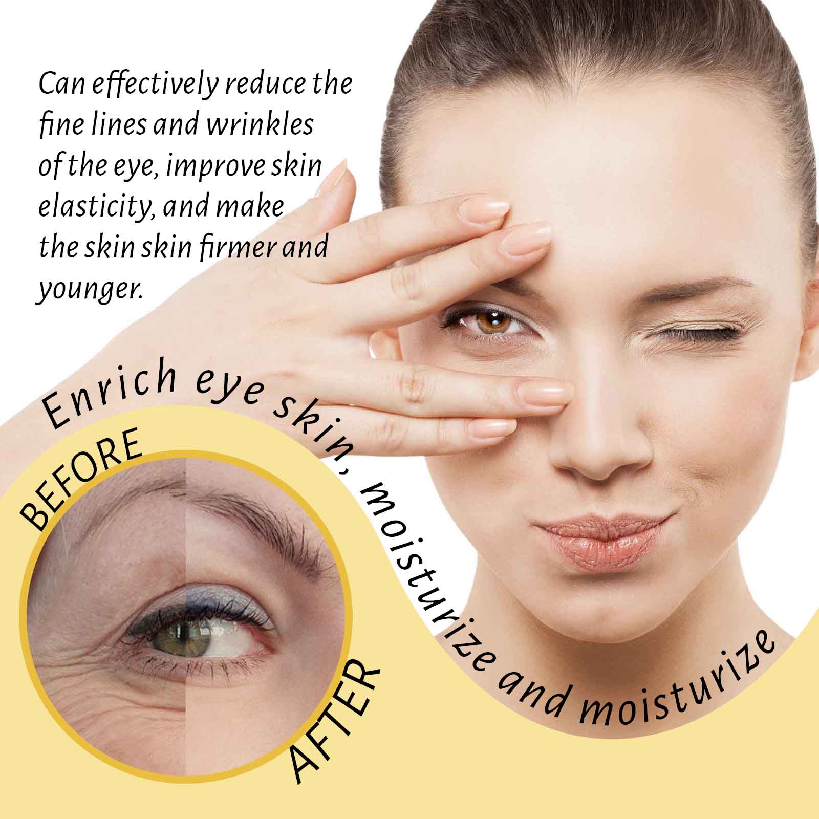 Hoygi Eye Ball Essence Oil Moisturizes And Moisturizes Eye Skin, Lightening Fine Lines And Softening Eye Area Essence Oil - 5 - CJ