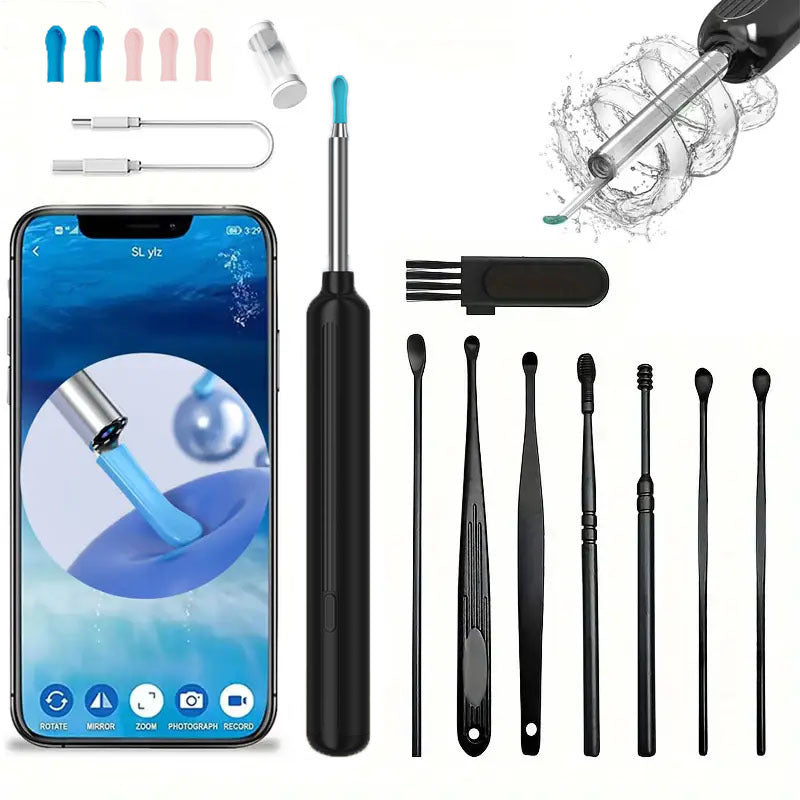Comes With 6 Ear Scoops For Earwax Removal, Ear Cleaner With Camera - 5 - CJ