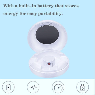Smart Ring Charging Case, Magnetic Charging Port Compartment, Fast Charging Compact Box Portable Charger For COLMI R02 R06 R11M R8 Fitness Ring, 200 MAh Battery - 5 - CJ